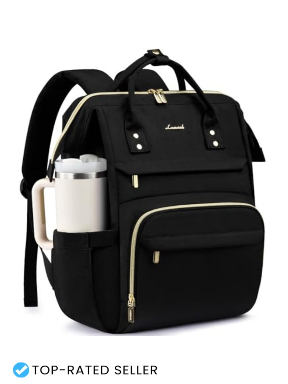 LOVEVOOK 15.6 in Waterproof Laptop Backpack Travel Work Nurse Teacher